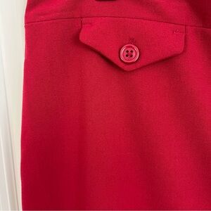 Classic Dressbarn Dark Red Pencil Skirt